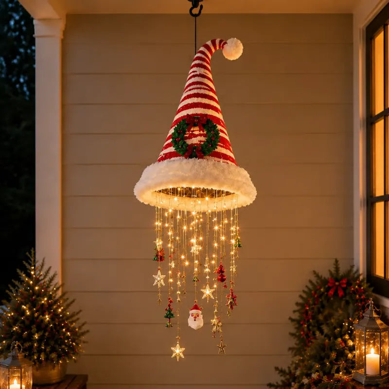 LED Light-Up Witch Hat Hanging Decor | Halloween & Christmas
