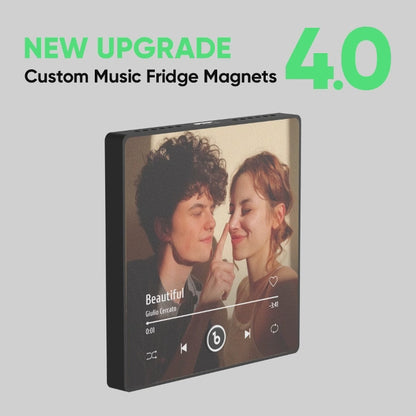FridgeBeats Frameless 4.0 Custom Anime-style Music Fridge Magnet and Photo Music Wall Photo Sticker Music Movement