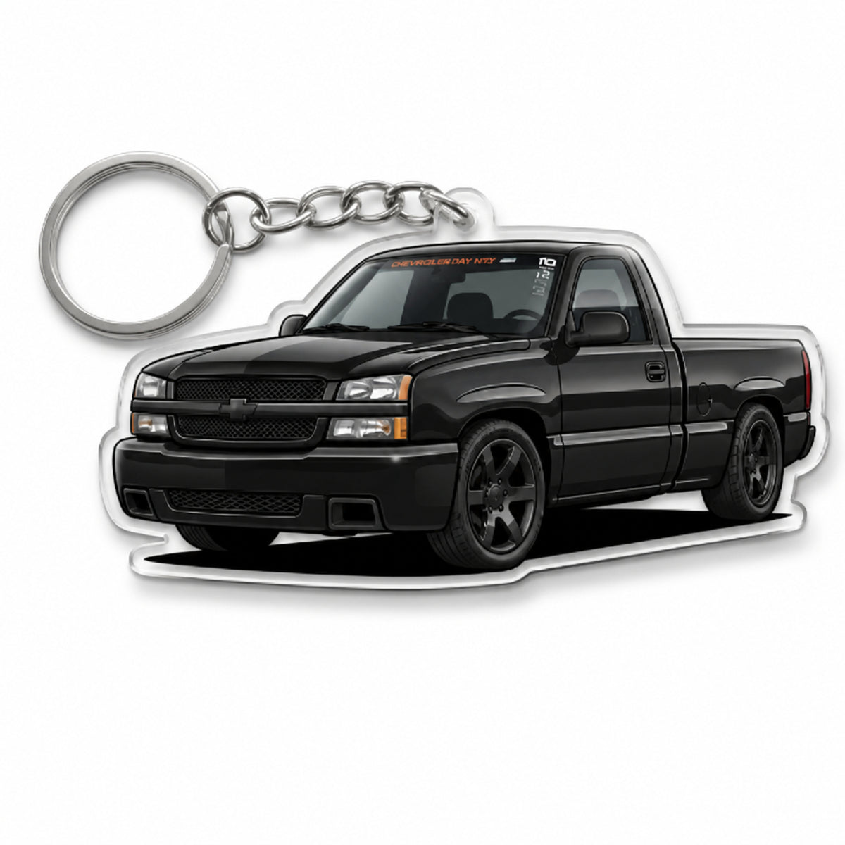Personalized Car Photo Keychain – Custom Acrylic Vehicle Shape Gift