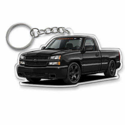 Personalized Car Photo Keychain – Custom Acrylic Vehicle Shape Gift
